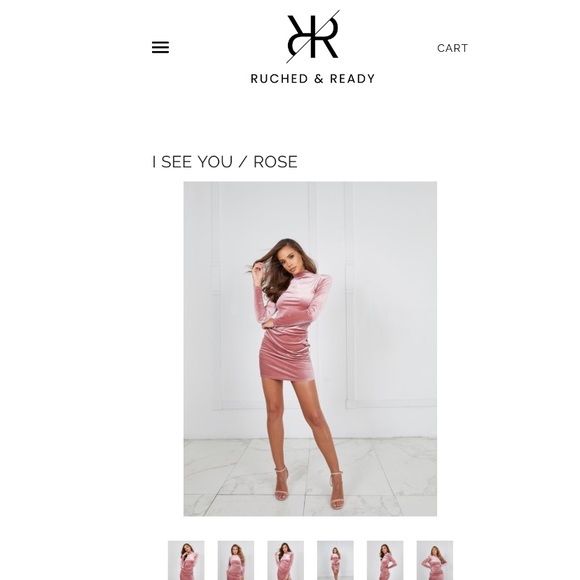 RUCHED & READY   I SEE YOU / ROSE - Picture 6 of 9